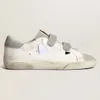 Designer -Sneaker Dirty Sports Golden Fashion Männer Frauen Freizeitschuhe weiße Leder Flachschuhqualität mit Schachtel