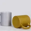 Mugs Custom Logo Silver Plated Simple Design Coffee Metal Gold Ceramic Mug