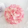 Decoratieve bloemen 23 cm kunstmatige hortensia bloemenbal hangende centerpieces zijden rozen bruiloft kussen ballen