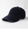 Ballkappen leichte Brett weiche obere einfache Feste Farbe Peaked Cap Men's Street Freizeit Alleinfuhr sonnenversicherer Sonnenschutz Baseball Frauen