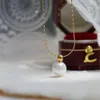 Collier de perles simples pour les femmes Luxury Luxury et Tempérament de niche chaîne de clavicule polyvalente 2023 Nouveaux accessoires Couper haut de gamme
