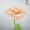 Decorative Flowers Simulating Flax Peony Silk Flower Balcony Decorations Outdoor Wedding Supplies Garden Decor For Yard Natural Preserved