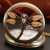 Relógios de bolso requintado em forma de inseto Gemstone quartzo assistir colar de colar de colar para homens acessórios pendentes de jóias femininas presentes