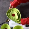 Borden groen schattige avocado -vorm keramische plaat milieuvriendelijk huisvriendelijke huis fruitsalade snack schotel oven magnetron vaatwasser beschikbaar