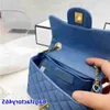 LOULS VUTT Women Bag Classic Tote Mini Flap Bags Quilted Fashion Denim Bags Gold Matelasse Crush Blue Ball Adjustable Shoulder Strap Pu Lmba