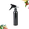 Storage Bottles 250ML Black Aluminum Alloy Spray Bottle Empty Salon Water Sprayer Refillable Pump Multifunctional Dispenser