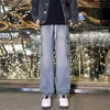 Spring Man Elastic Taille Cargo Baggy Jeans High Street Hosen gerade Y2K Multi-Tocket Overalls Mode Wide Leghose 240417