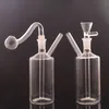 Großhandel Taschenglasölbrenner Bong Shisha für Dab Rigs Wabenheime Wasserleitungen kleiner Bubbler -Aschefänger Rauchen Tabakwerkzeug mit männlichen Glasölbrennerrohren