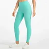 Ternos masculinos Lemon Align Women Women High Sport Sport Yoga Elasticity Elasticity Treino de academia Soft Leggings