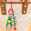 Silicone Mahjong Keychain hangende accessoires Paar poppen Keychain Small Doll Cartoon Creative Keychain