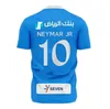 Neymar JR 2023 2024 Al Hilal Saudi Soccer Jerseys 23 24 Home Away Player Fans Version Malcom Neves Sergej Vietto Koulibaly Lghalo White Black Kids Kit Kit Football Shirts