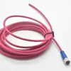 Red Wire Solid Copper PUR Cable M12 4P/8P Waterproof and Fireproof Connector-industrial Automation Connector