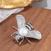Broches hoogwaardige ontwerp insectenbroche broche voortreffelijke kleine bijen kristal strass girl sieraden cadeau