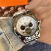 Relojes AAA Mens Watch Mechanical Watch Swiss New Big Flywheel Big Mechanical Watch Mechanical Business Steel Band Watch Mens Watch