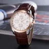 Montres Watchs AAA 2024 Quartz Quartz 6 broches Quartz Deuxième Running Watch