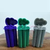 Multifunktionale drei Fugen farbenfrohe Plastikraucher -Zigaretten -Zigaretten -Kisten tragbare innovative hellere Gehäuse Feuchtigkeitsdichtes Vorrat -Hülle