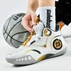 Casual Schuhe Spin -Knopf -Design Vulkanisierte 2024 Mode gemischte Farben Leichter atmungsaktiver Männer Basketball