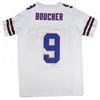Bobby Boucher #9 The Waterboy Adam Sandler Movie Mud Dogs Bourbon Bowl Football Jersey 240430
