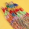 Feest gunst 40 stks kleurrijk geweven touw string armband enkels voor kinderen verjaardag gunsten kleine gasten cadeau bruiloft festivals