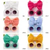 Dog Apparel Bow Hair Band With A Sense Of Texture Comfortable And Wear-resistant Fashionable Sunflower Sunglasses Baby