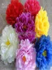 Silk Peony Flower Headn 30 stcs Dia 17Cm67quot Artificial Flowers Peonia Rose Camellia Bloem voor DIY Jewlery Broche Headware4229011