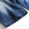 Herren Jeans zerrissen die Knielänge gerade Shorts Plus Size S-7xl Mode kurz Sommer