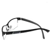 Солнцезащитные очки Половина металлической рамы близорукие очки унисекс миопия 0 -1 -1,5 -2 -2,5 -3 -4 -5 -6