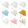 Chaps chapéus mussell chapéu de menina de verão praia de praia chapéus sol para meninos meninos curvam doce boné infantil criança bucket hat hat acessórios de recém-nascidos 0-12m