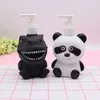 Storage Bottles Cartoon Dispenser Soap Bottle Pump Liquid Shampoo Lotion Shower Empty Travel Hand Green Animal Refillable Frog