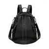 Schultaschen 2024 Casual Backpack Classic Design Ladies Modetrend PU Leder junge Mädchen süße Packbag Schwarze Frauenschule Schoolbag