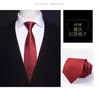 Bow Ties High Quality Silk Tie Men's Business Banquet Formal Shirt Accessories With Fashionable Fine Grid Pattern 8 CM Real Necktie