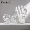 Artistic Hand Statue Abstract Home Decoration Accessories Art Sculpture Nordic Figurine Modern Minimalism Bookcase Room Mesa 240429