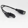 1/2 pcs Adaptateur de borne de port USB Câble OTG pour Fire TV 3 ou 2nd Gen Fire Stick PC Hardware Cables 90 degrés Adaptateur Micro USB
