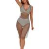 Bikinis Cover-ups häkeln Tunika Sexy Spaghetti-Gurt hohl Out Bodycon Maxi Kleid Frauen Sommerkleidung Quasten Strandbekleidung