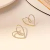 Boucles d'oreilles étalon 2 packs étincelants en forme de cœur - Design de haute qualité durable cadeau parfait pour les anniversaires et les anniversaires