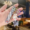 2024 Little Bear Doll Cute Couple Keychain Rabbit Car Key Pendant Doll Creative Bag Pendant Keychain