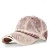 Ball Caps 2024 Fashion Denim Wash Do Old Vintage Baseball Cap Lady Hiphop Snapback Hat Men Big Size Sun 55-62cm