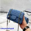 LOULS VUTT Women Bag Classic Tote Mini Flap Bags Quilted Fashion Denim Bags Gold Matelasse Crush Blue Ball Adjustable Shoulder Strap Pu Lmba
