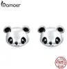 Bamoer authentique 100 925 Sterling Silver Animal Collection Panda Stud Moucles d'oreilles pour femmes bijoux en argent sterling 2103253223046