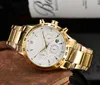 Uhr Uhr AAA 2024 MENS MENS Edelstahl 6-polige Quartz Second Watch PQZ7