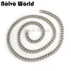 Nolvo World 15 meter 3 mm dik 11 mm breedte Silver aluminium keten Women Fancy sleutel voor luxe tassen 240425