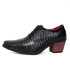 Dress Shoes Mid Heel Super Big Size Sneakers Lichtblauwe heer Elegante man Sport Casuals Vzuttya Obuv