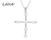 LAYA 925 Sterling Silver Pendant Necklace For Women Fashion New Simple Natural Fresh Water Pearl Party Wedding High Quality 89098537946272