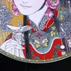 Vazen Gold Base Peking Opera -personages Verhaalpatroon waardering Plaat Home Decoratie ornamenten