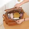 Diaper Bags PU Leather Bag Backpack Large Capacity Travel Carry Maternity Stroller Organizer Nappy Changing pad d240430