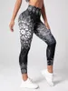 Leggings da donna Stampa loto ad alta vita ad alta vita sexy sports fitness yoga