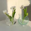 Vazen Korea Acryl Bloemvaas Duidelijke Hydroponische planten Moderne kunstarrangement Container Desktop Decoratie Jarrones