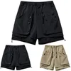 Shorts masculinos de cinco pontos de secagem rápida calça de praia masculina esportiva fitness respirável solta moda versátil