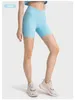 Costumes masculins citron femmes yoga fitness shorts timbed tissu croix haute taille gym randonnée collants sportifs