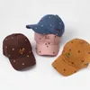 Caps chapeaux lettre imprimé bébé chapeau broderie coton été neuf-né fille de baseball caps ajusté en plein air bébé hip-hop